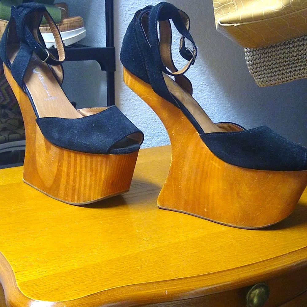 Joseph Campbell wooden heels